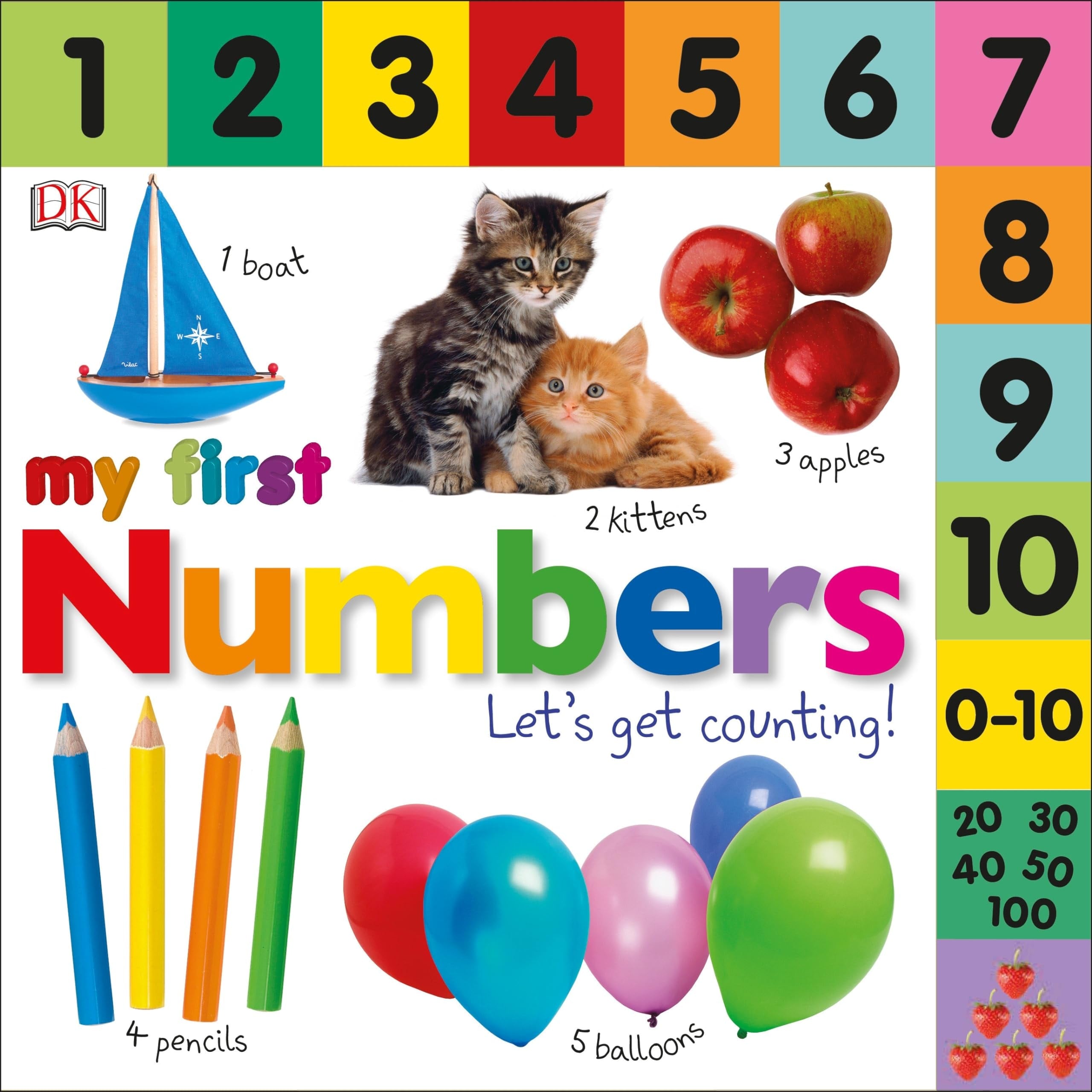 Tabbed Board Books: My First Numbers Let's Get Counting!