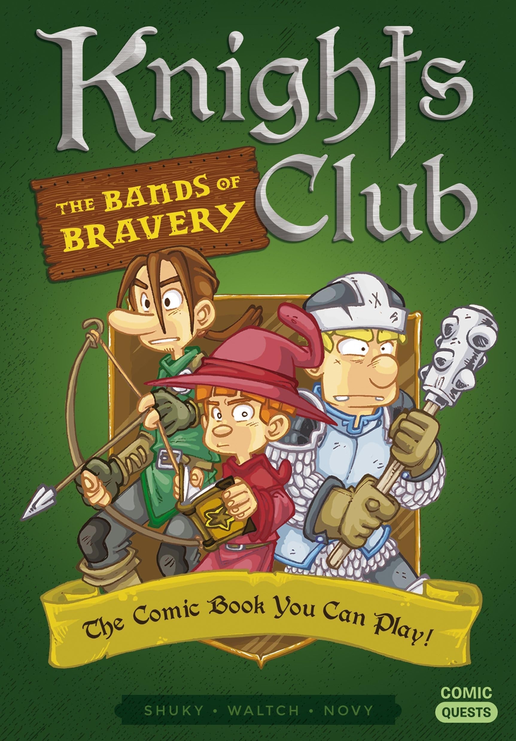 Knights Club: The Bands of Bravery The Comic Book You Can Play