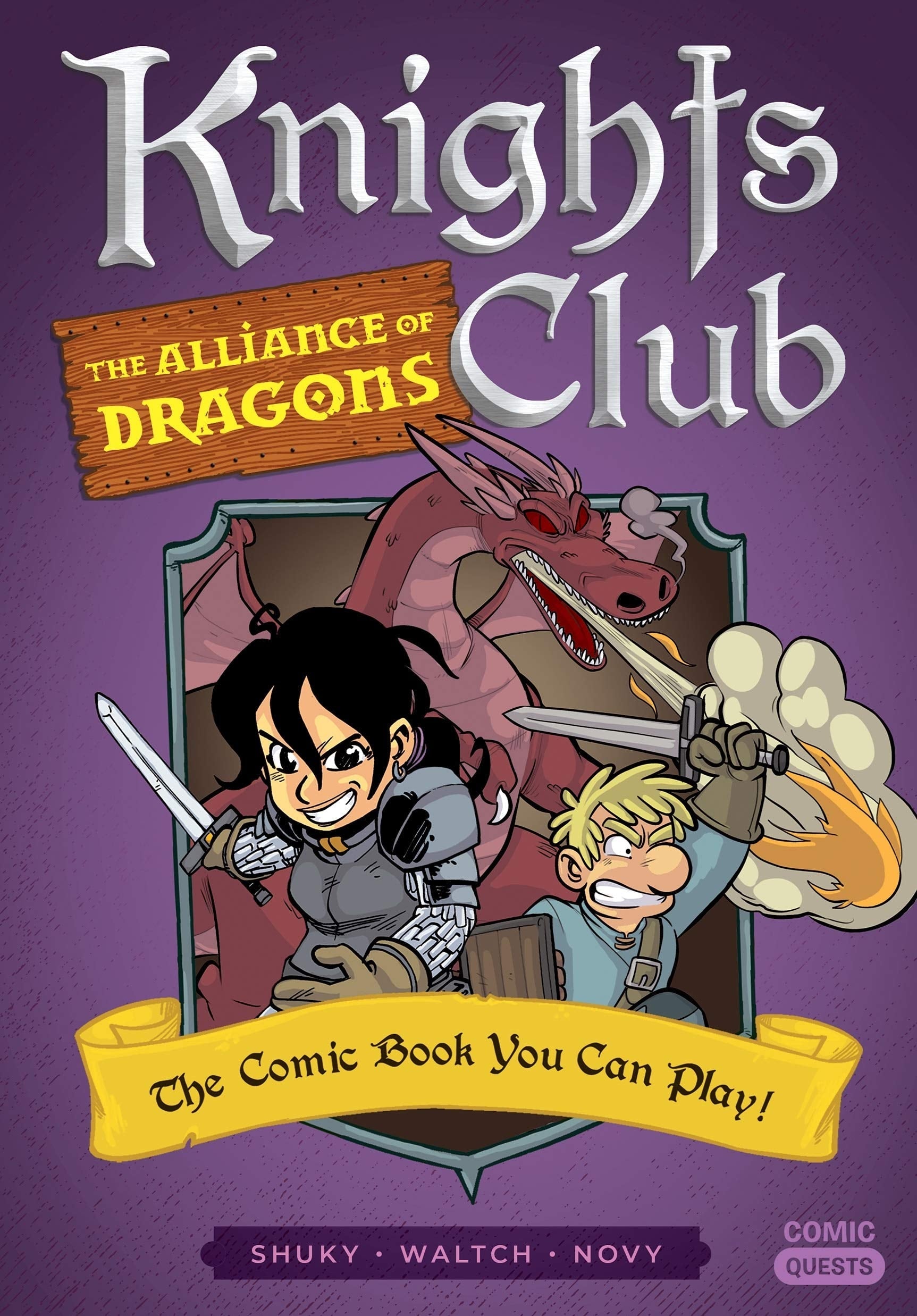 Knights Club: The Alliance of Dragons The Comic Book You Can Play
