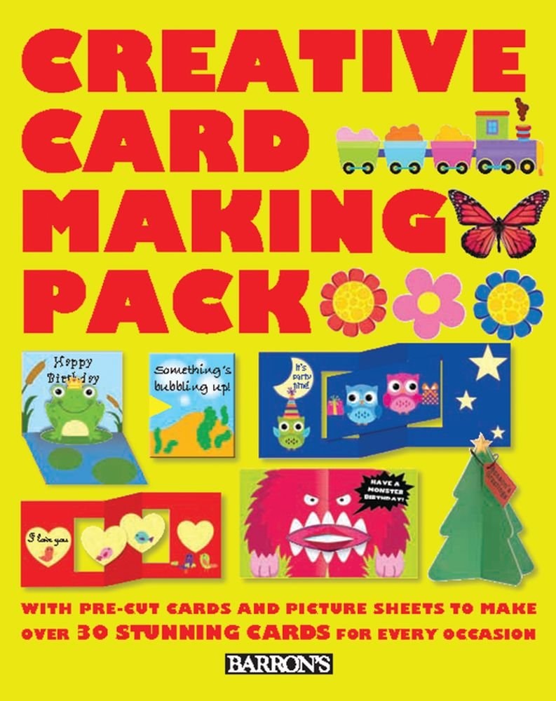 The Creative Card Making Pack Blank Cards, Decoupage, Stencils, Stickers