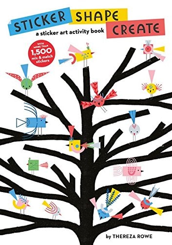Sticker, Shape, Create A Sticker Art Activity Book