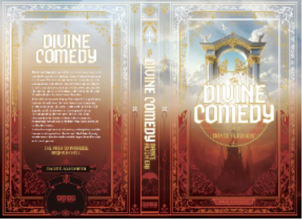The Divine Comedy (Deluxe Hardcover): Inferno, Purgatorio, and Paradiso — Dante Alighieri’s Timeless Journey Through Hell, Purgatory, and Heaven Hardcover