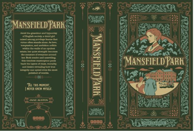 Mansfield Park — Deluxe Hardcover Literary Classic | Complete Novel by Jane Austen