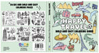 Happy Travel Bold and Easy Coloring Book: Simple Vacation Scenes, Big Bold Lines & Relaxing World Travel Designs for Stress-Free Coloring