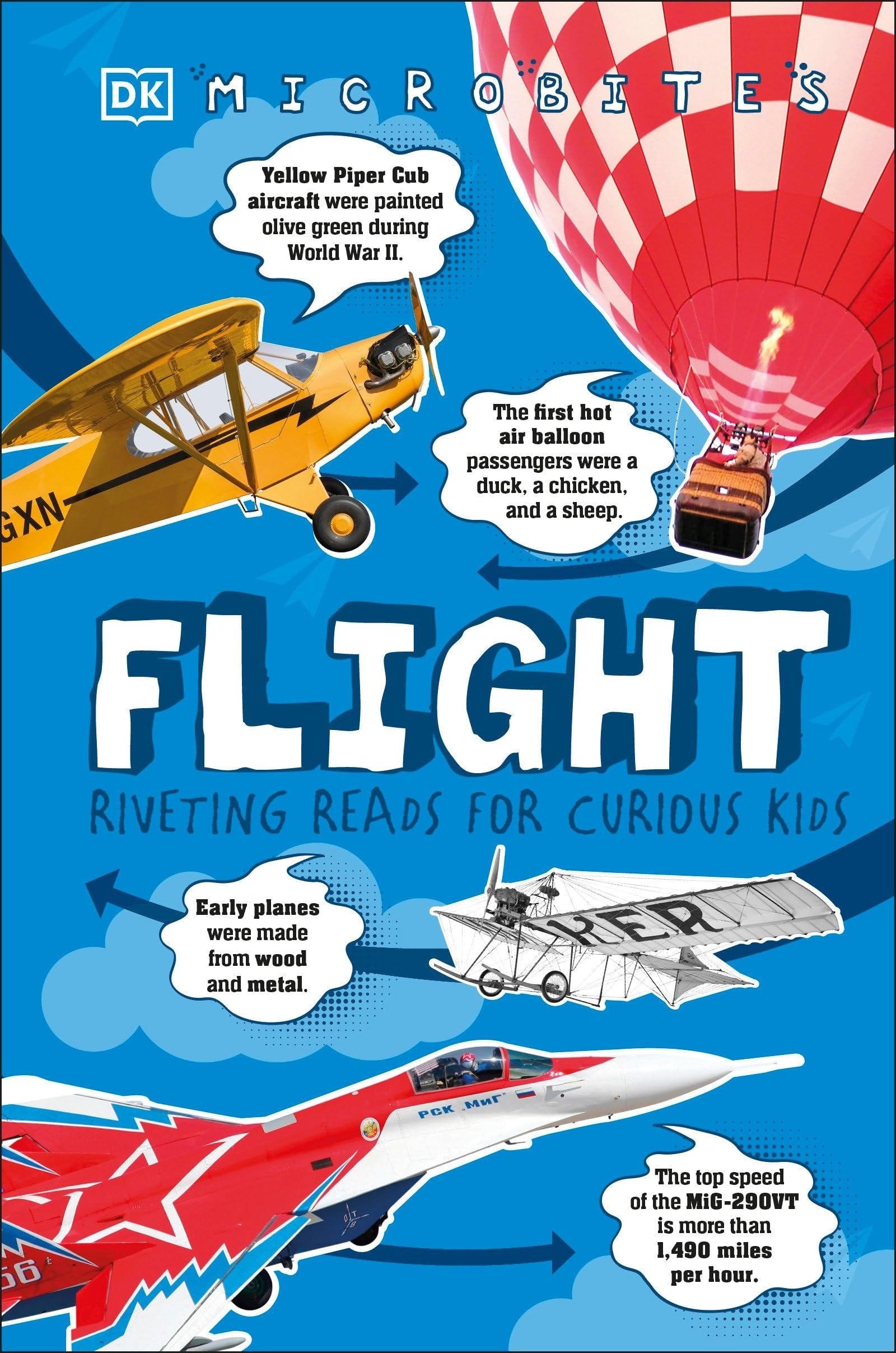Microbites: Flight Riveting Reads for Curious Kids (Library Edition)