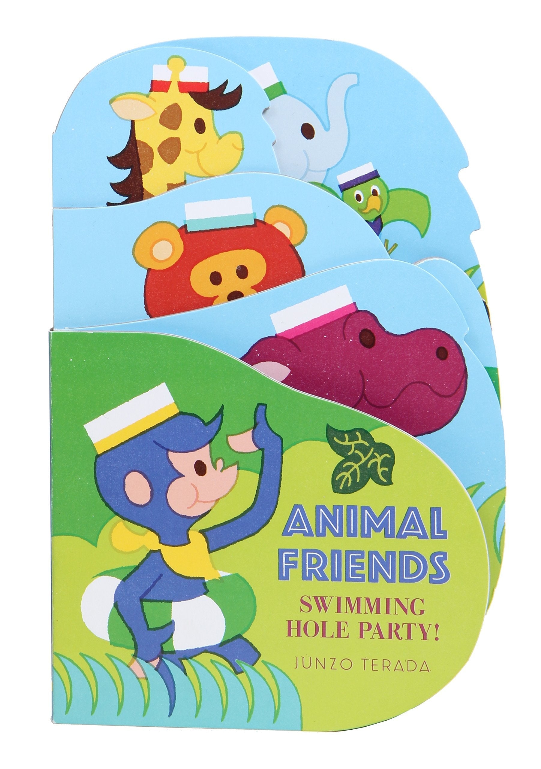 Animal Friends: Swimming Hole Party! (Animal Books for Toddlers, Jungle Animal Board Book)