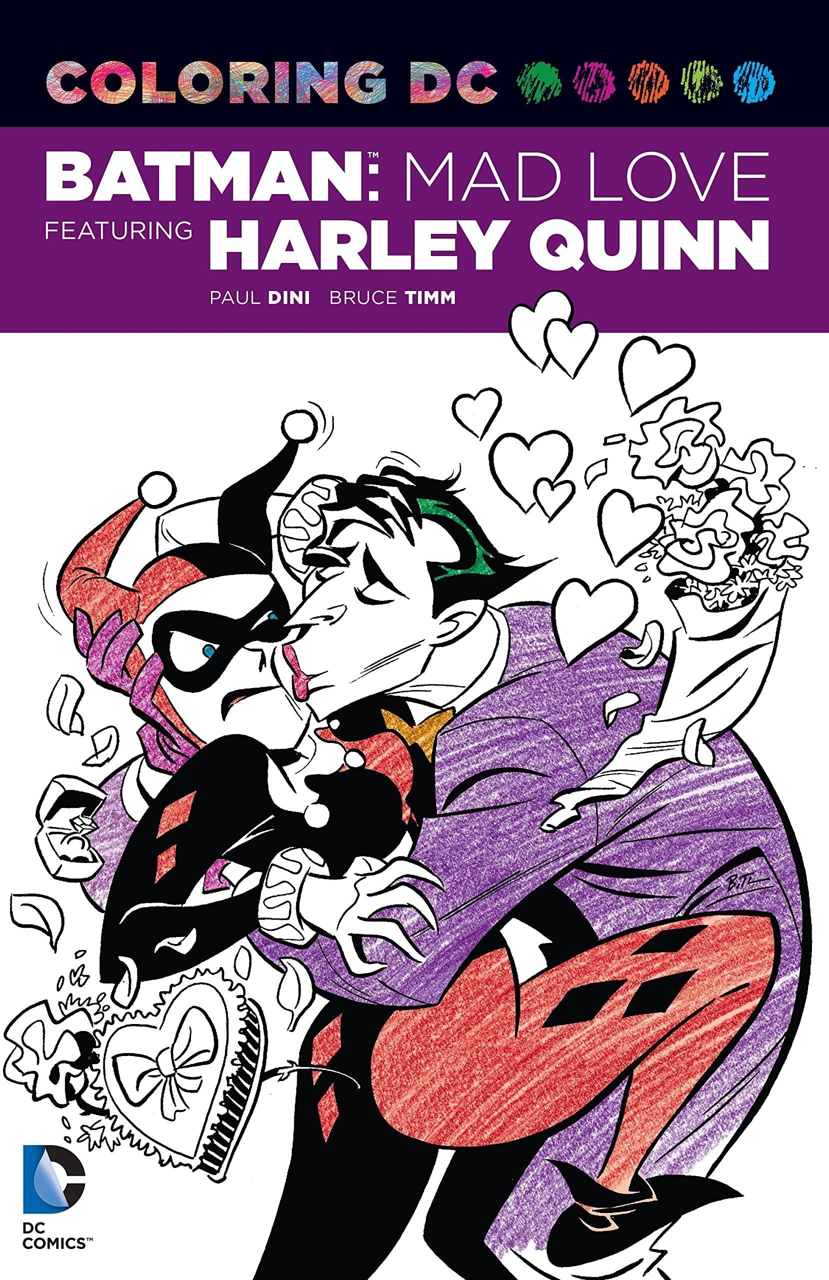 DC Comics Colouring Bk Batman Mad Loves