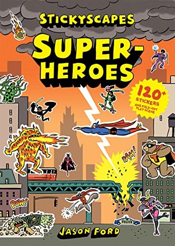 Stickyscapes Superheroes