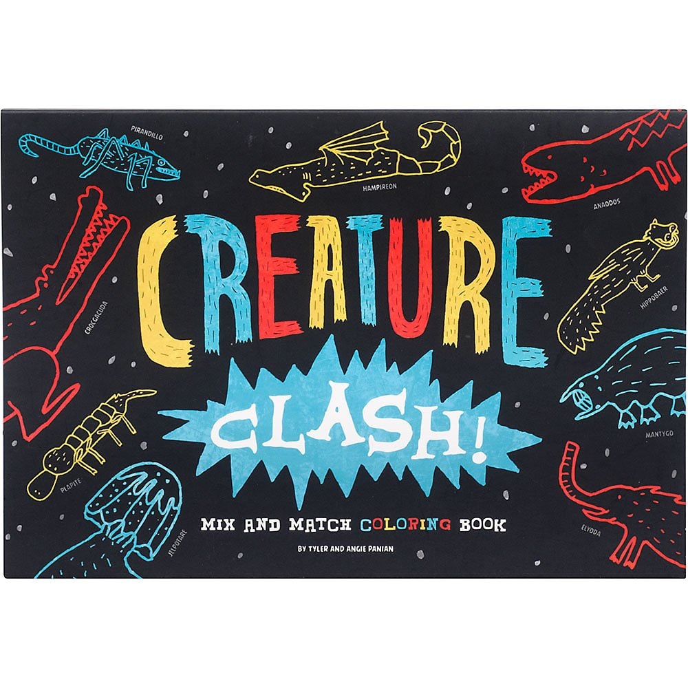 Creature Clash! Mix and Match Coloring Book