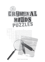Criminal Minds Puzzle Book