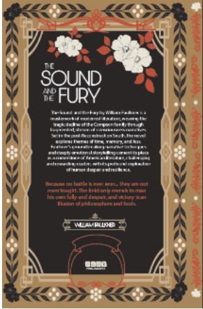 The Sound and the Fury (Deluxe Hardcover) — William Faulkner’s Modernist Masterpiece of Memory, Loss, and the American South