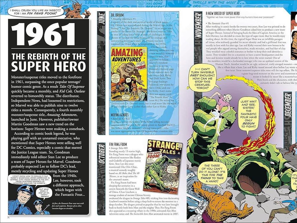 Marvel Year By Year: A Visual History (New Edition) - Fully Updated With Iconic Covers And Rare Artwork For Comic Book Fans Collectors And Pop Culture Enthusiasts