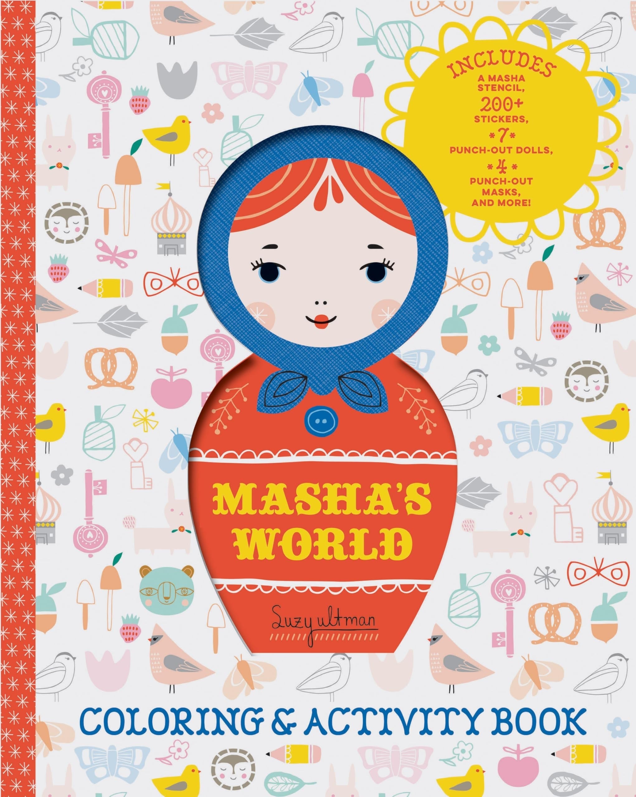 Masha's World: Coloring & Activity Book (Interactive Kids Books, Arts & Crafts Books for Kids)