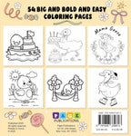 Cute Ducks Bold and Easy Coloring Book: Adorable Ducklings, Big Bold Lines & Simple Relaxing Designs for All Ages