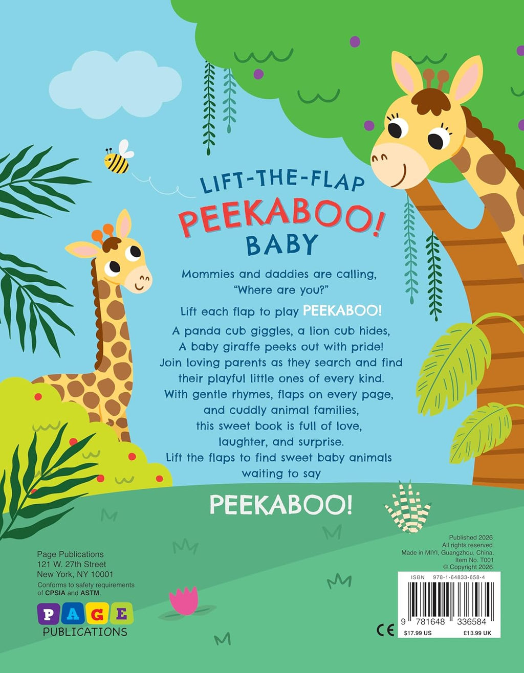 LIFT-THE-FLAP: Peekaboo, Baby! – An Interactive Lift-the-Flap Board Book for Toddlers