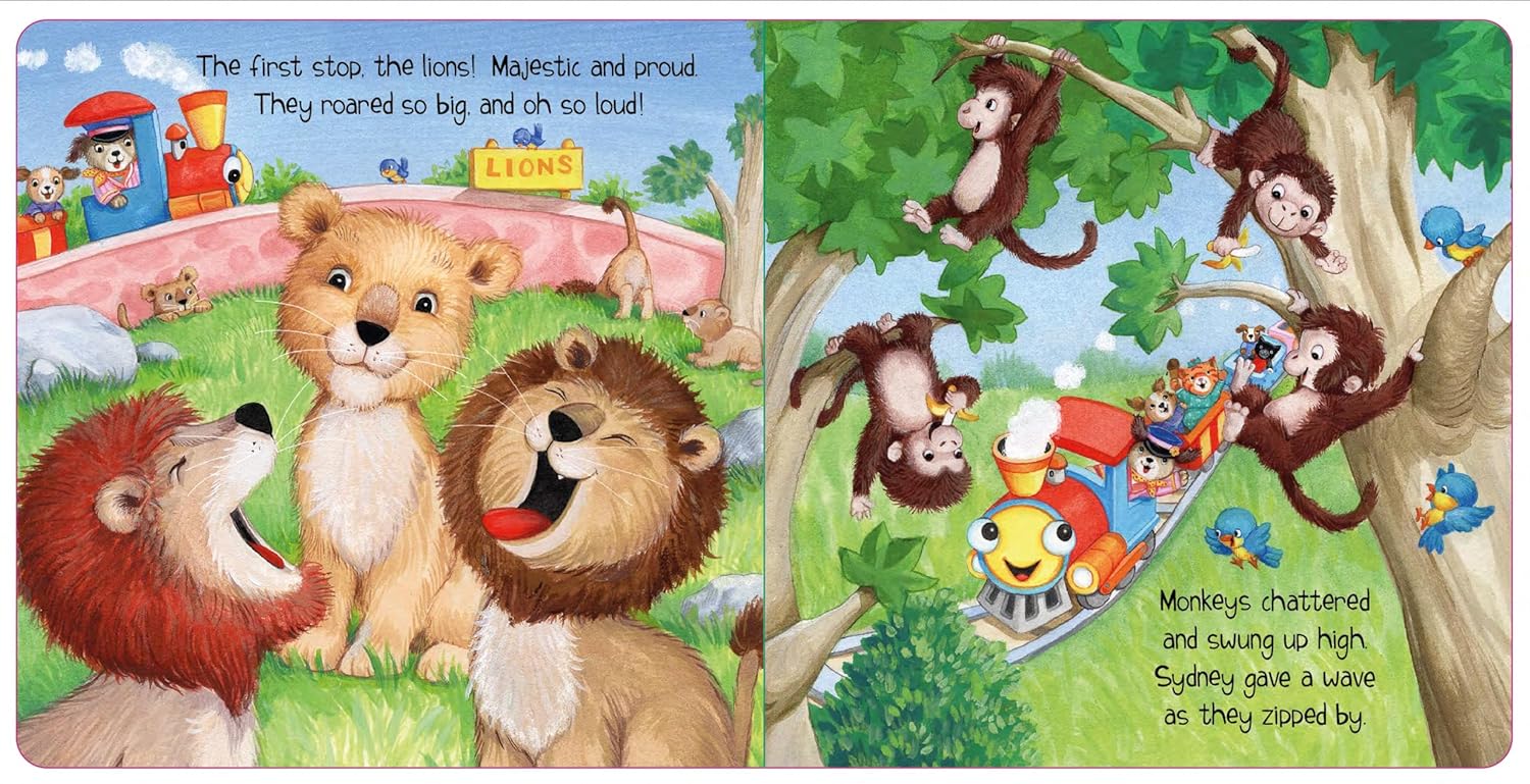 Timmy the Train at the Zoo (Padded Board Book) — A Fun Animal Adventure for Little Ones with Bright Pictures and Sweet Storytime Moments
