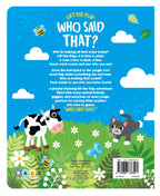 Lift-the-Flap: Who Said That? – An Interactive Animal Board Book for Toddlers Board book