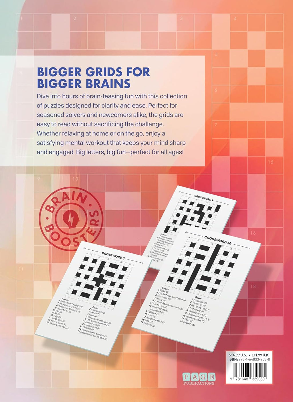 Brain Boosters Crossword Large-Print Edition