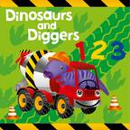 Dinosaurs and Diggers 123 (Picture Book)
