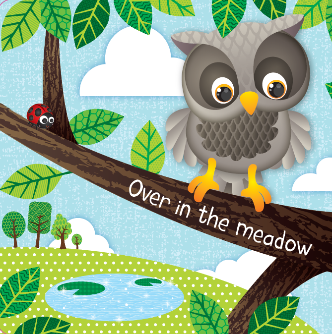 Over In The Meadow (Board Book)