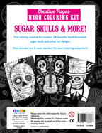 Creative Pages Neon Coloring Kit Sugar Skulls & More!