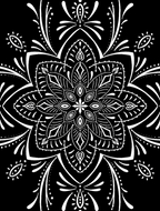 Creative Pages Neon Coloring Kit Mystical Mandalas