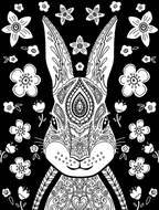 Creative Pages Neon Coloring Kit Amazing Animals