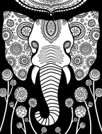 Creative Pages Neon Coloring Kit Amazing Animals