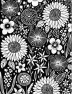 Creative Pages Neon Coloring Kit Bold Botanicals