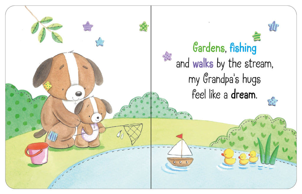 GRANDPA'S HUGS  (Board Book)