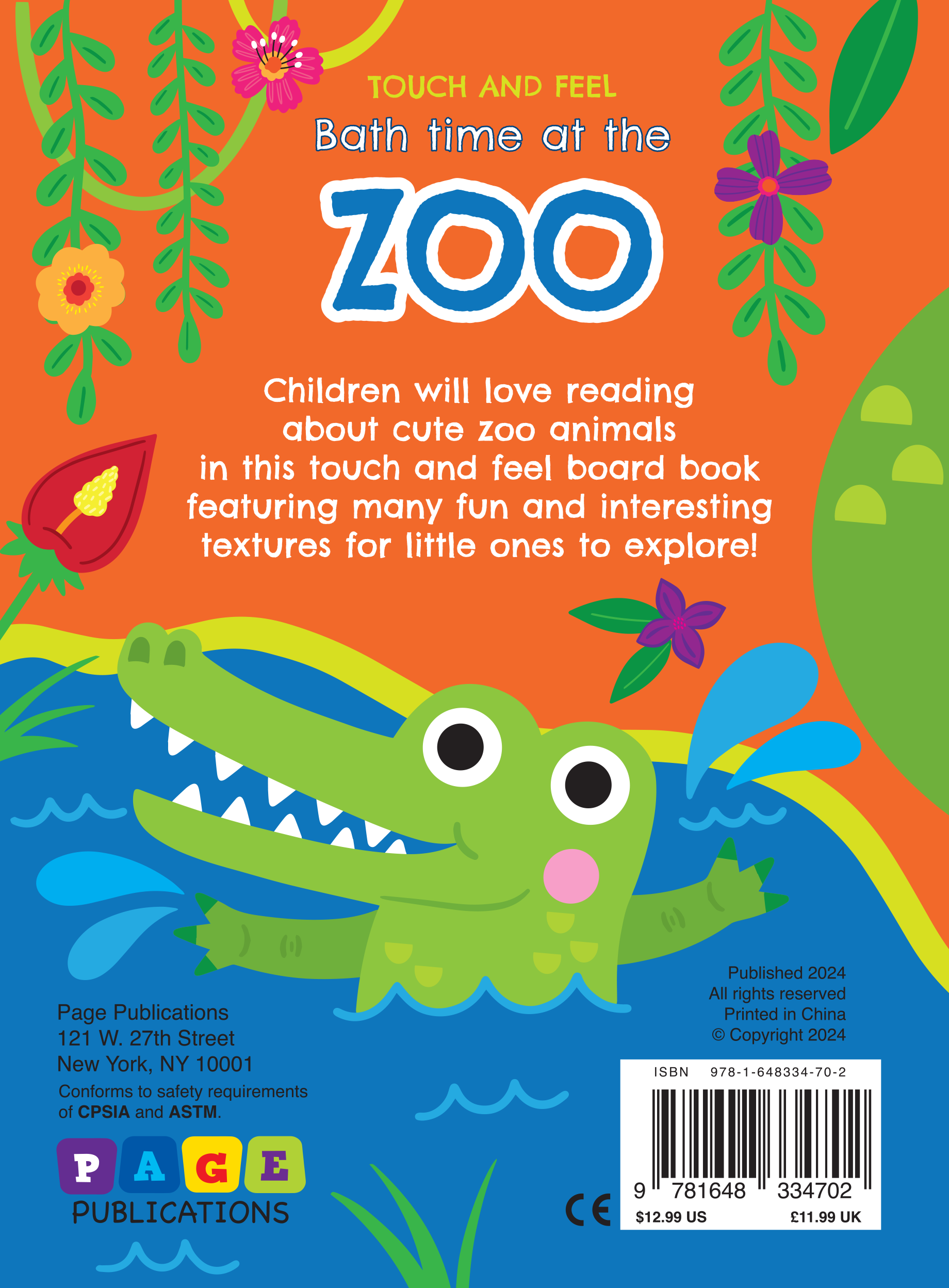 TOUCH AND FEEL BATH TIME AT THE ZOO