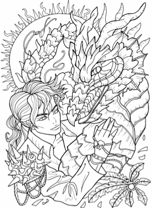 Anime & Manga Creative Pages Coloring Kit