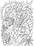 Anime & Manga Creative Pages Coloring Kit