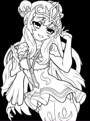 Anime & Manga Creative Pages Coloring Kit