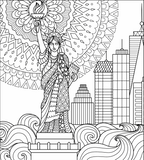 Creative Pages Landscapes & City Sites Coloring Book