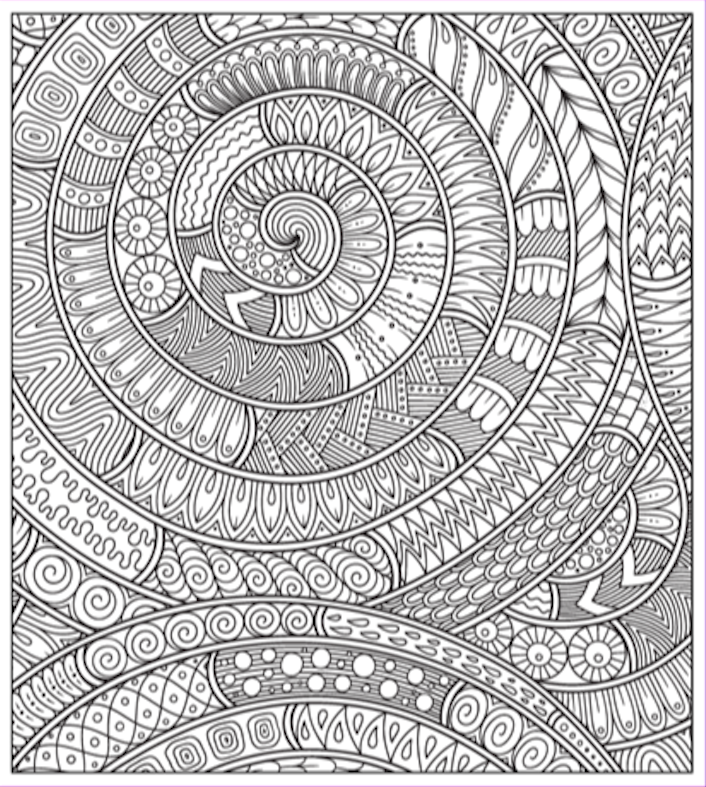 Creative Pages Zen Patterns Coloring Book