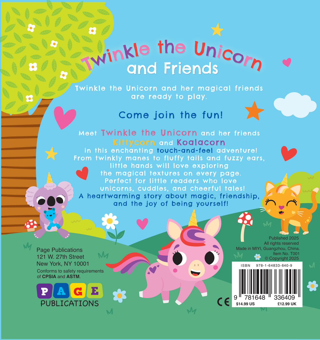 TOUCH AND FEEL TWINKLE THE UNICORN AND FRIENDS