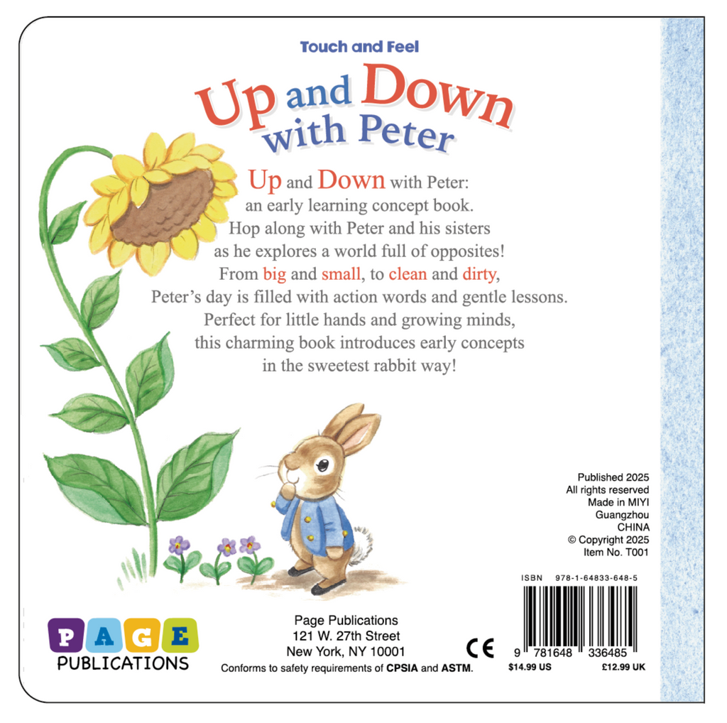 TOUCH AND FEEL UP AND DOWN WITH PETER