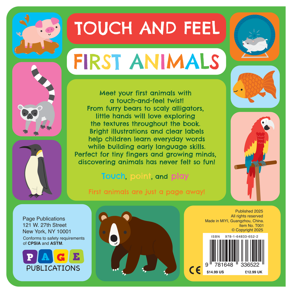 Touch and Feel: First Animals