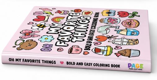 My Favorite Things Bold and Easy Coloring Book