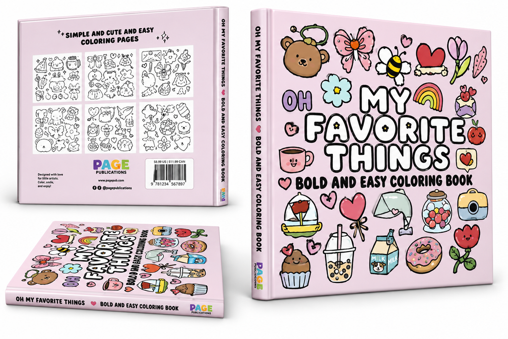 My Favorite Things Bold and Easy Coloring Book