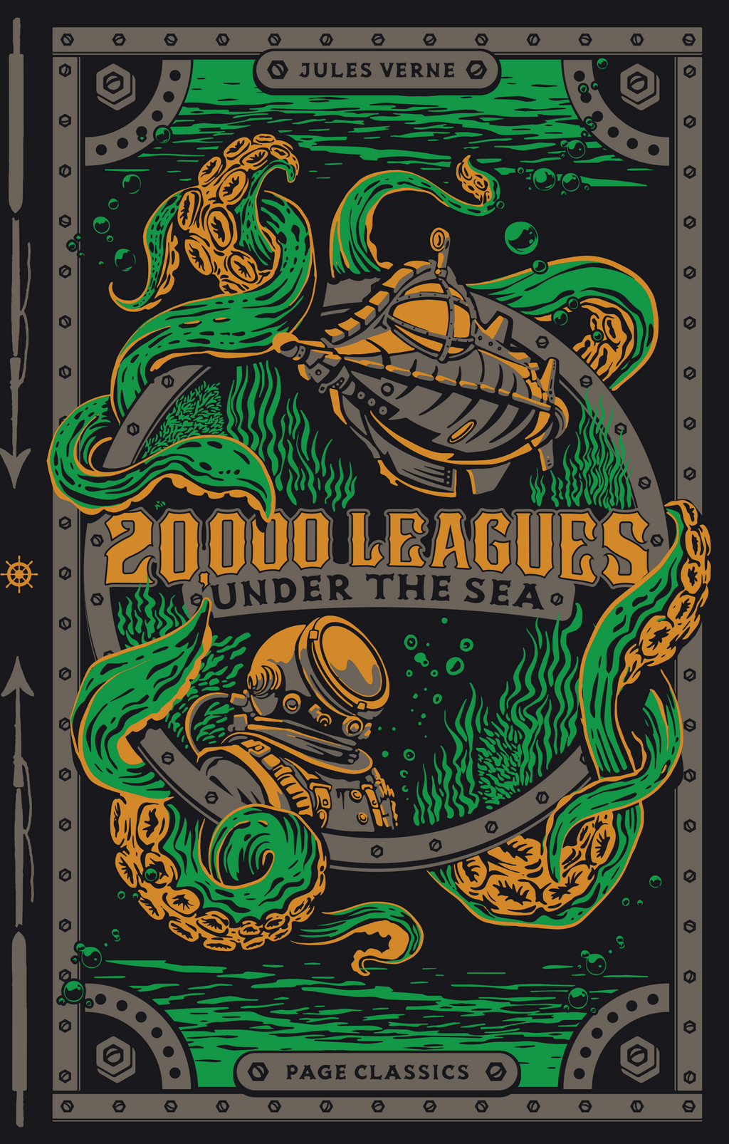 20,000 Leagues Under The Sea Jules Verne (Hardcover)