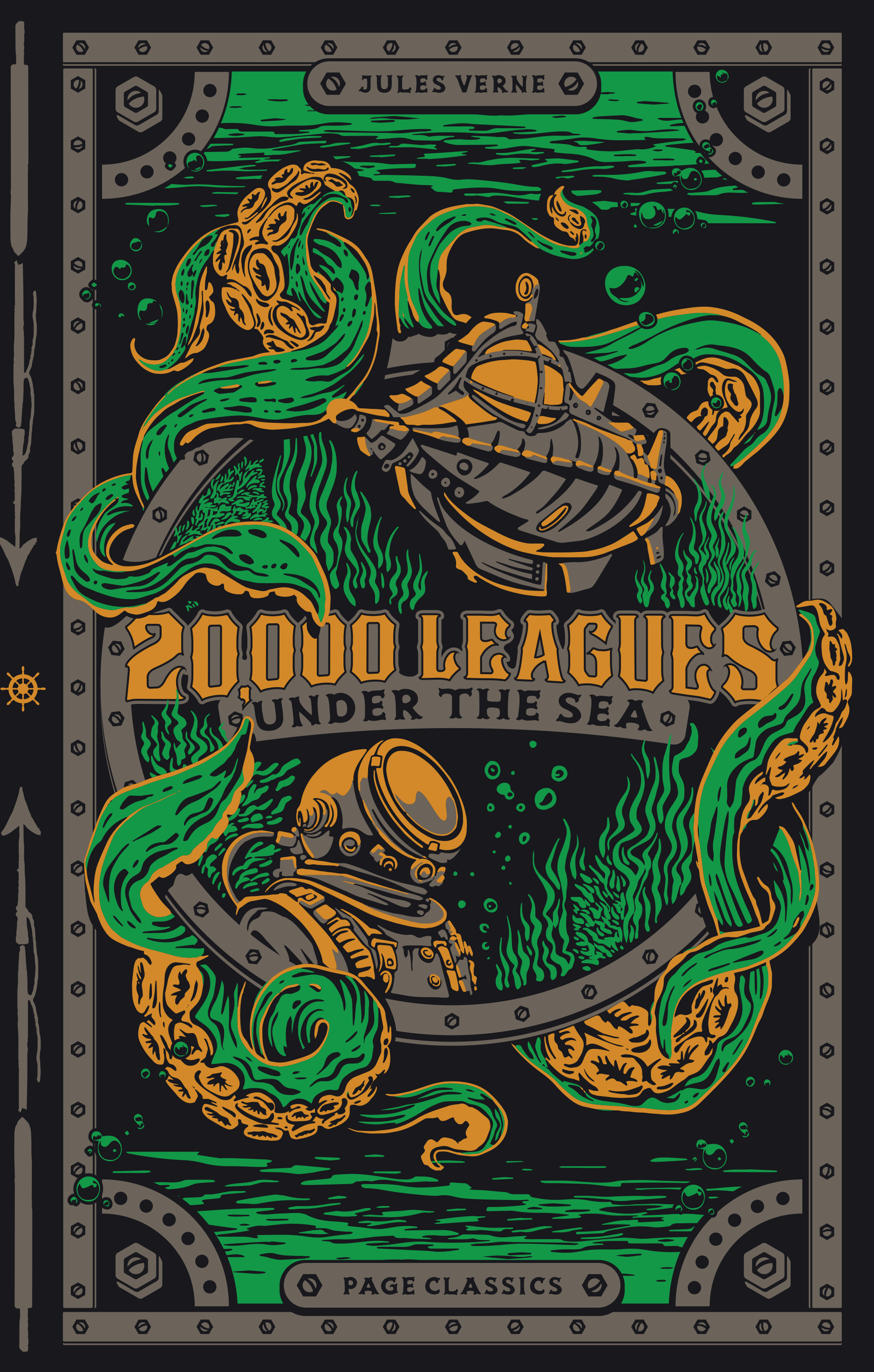 20,000 Leagues Under The Sea Jules Verne (Hardcover)