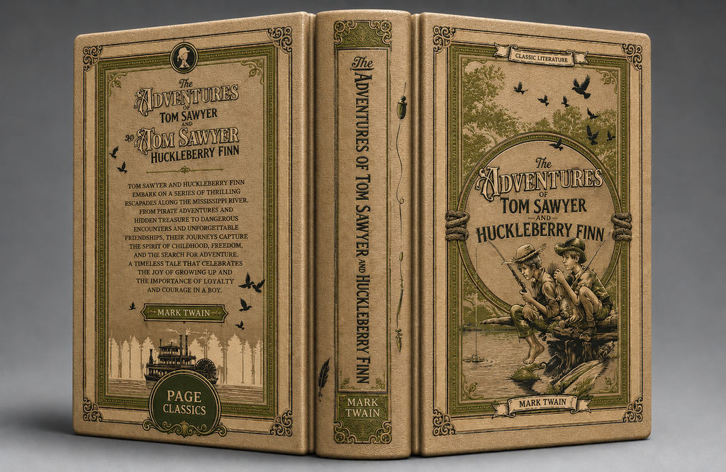 The Adventures of Tom Sawyer and Huckleberry Finn (Hardcover)