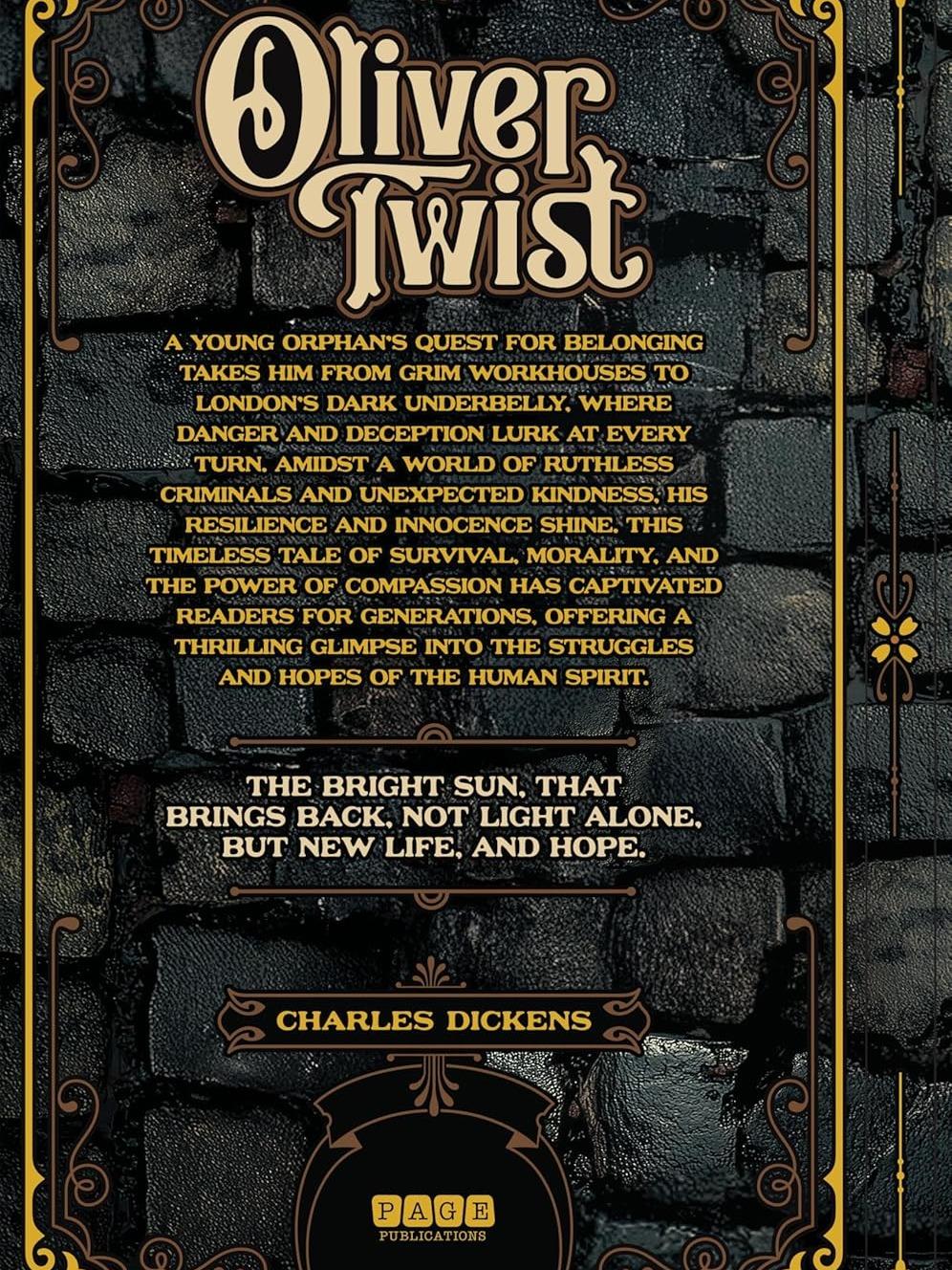 Oliver Twist (Deluxe Hardcover) — Charles Dickens’ Classic Tale of Courage, Compassion, and Survival in Victorian London Hardcover