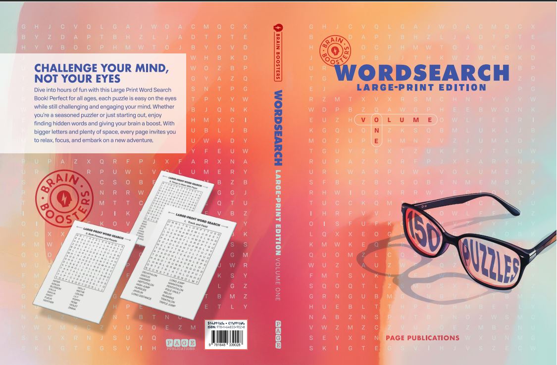 Brain Boosters Word Search Large-Print Edition