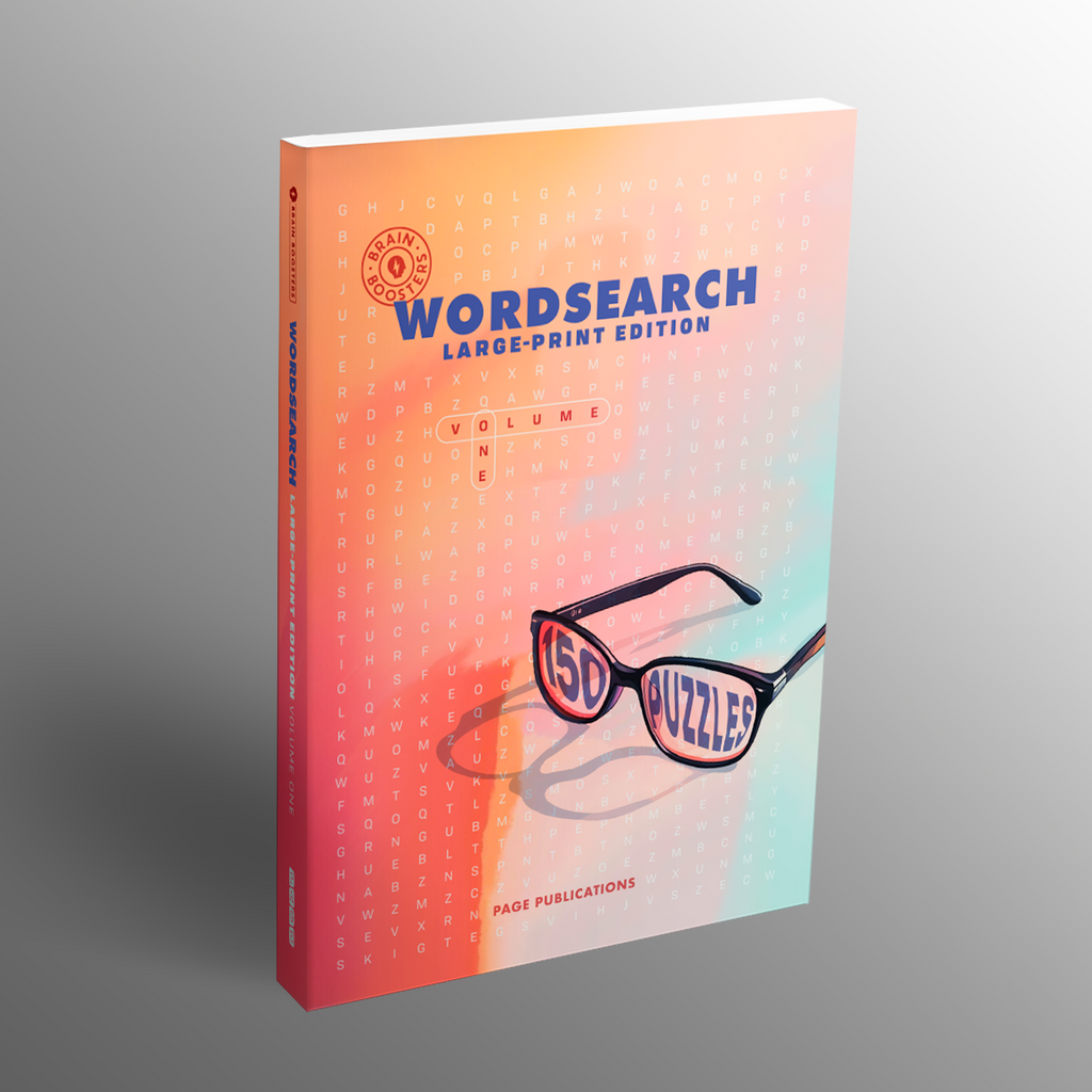 Brain Boosters Word Search Large-Print Edition