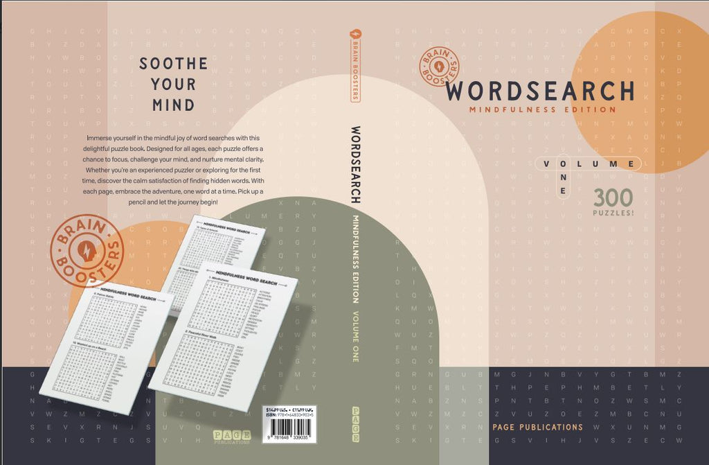 Brain Boosters Word Search Mindfulness Edition (French Edition)