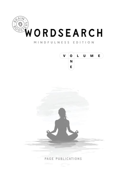 Brain Boosters Word Search Mindfulness Edition (French Edition)