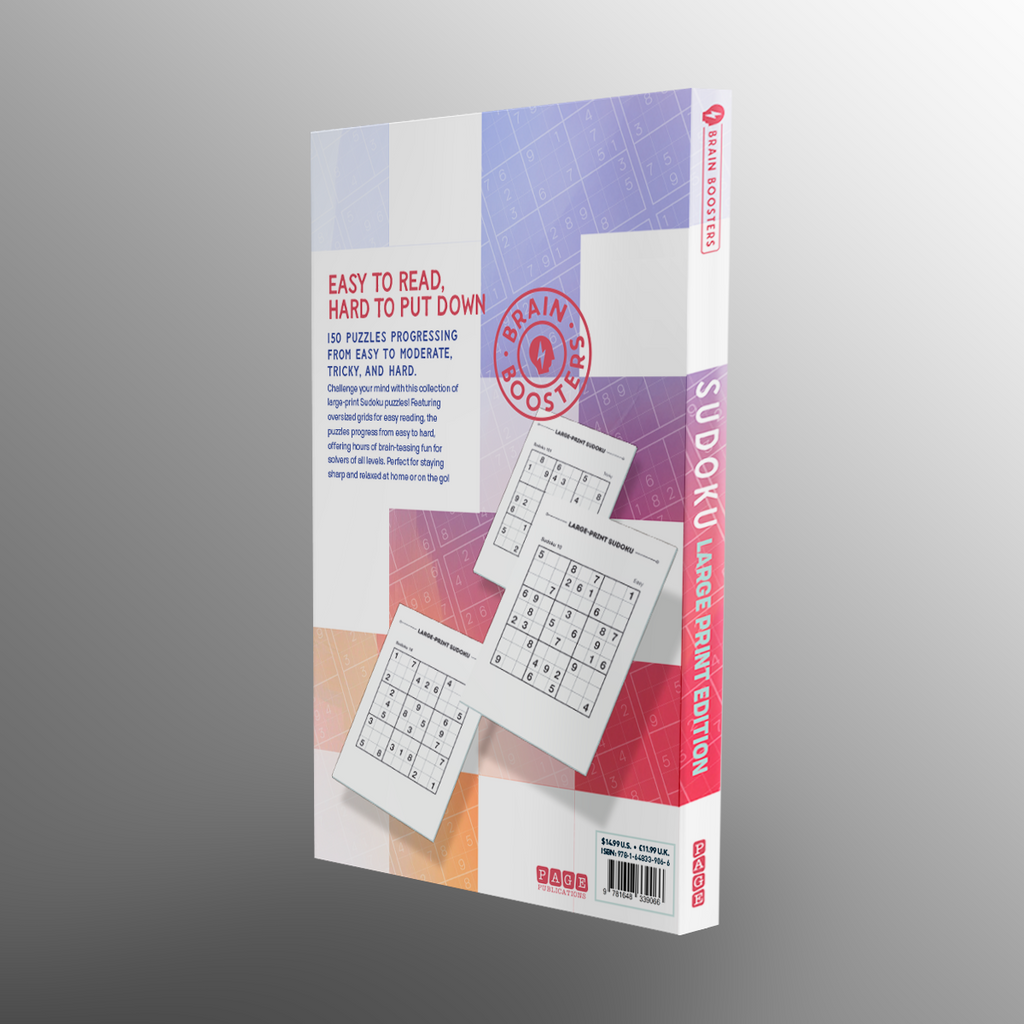 Brain Boosters Sudoku Large-Print Edition